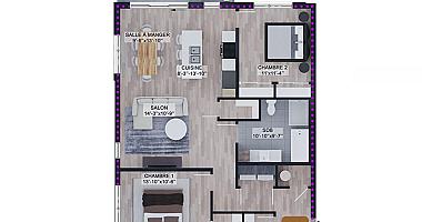 4 1/2 - Domaine du Sentier Riverain - Photo 15