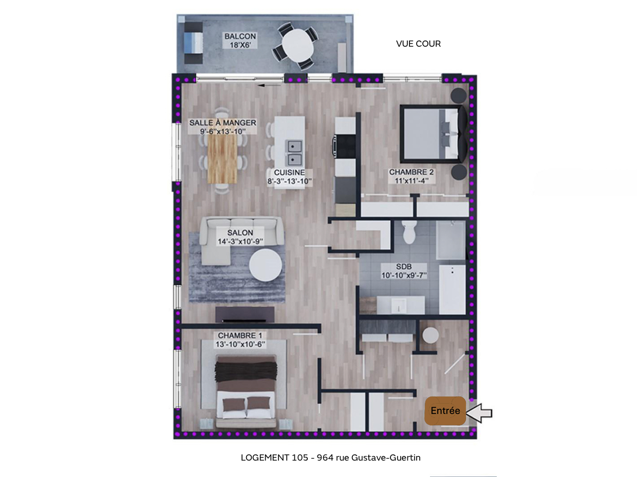 Plan du logement
