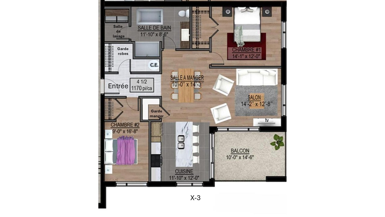 Plan du logement