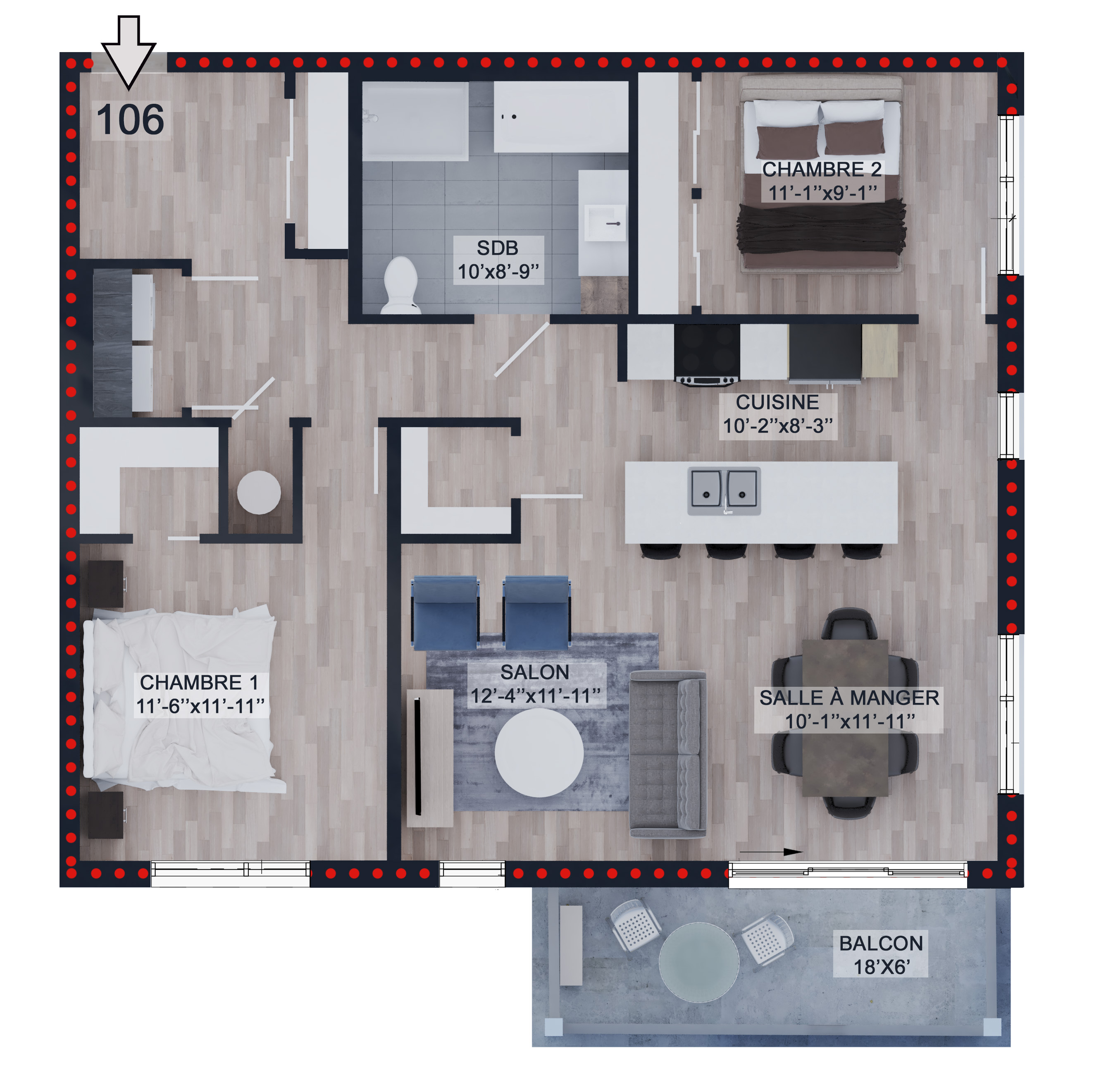 Plan du logement